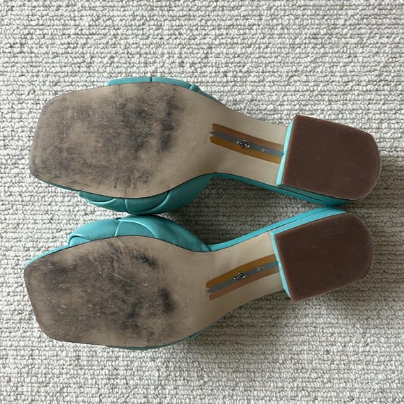 The Dawson slide by Sam Edelman in turquoise - Picture 2 of 3